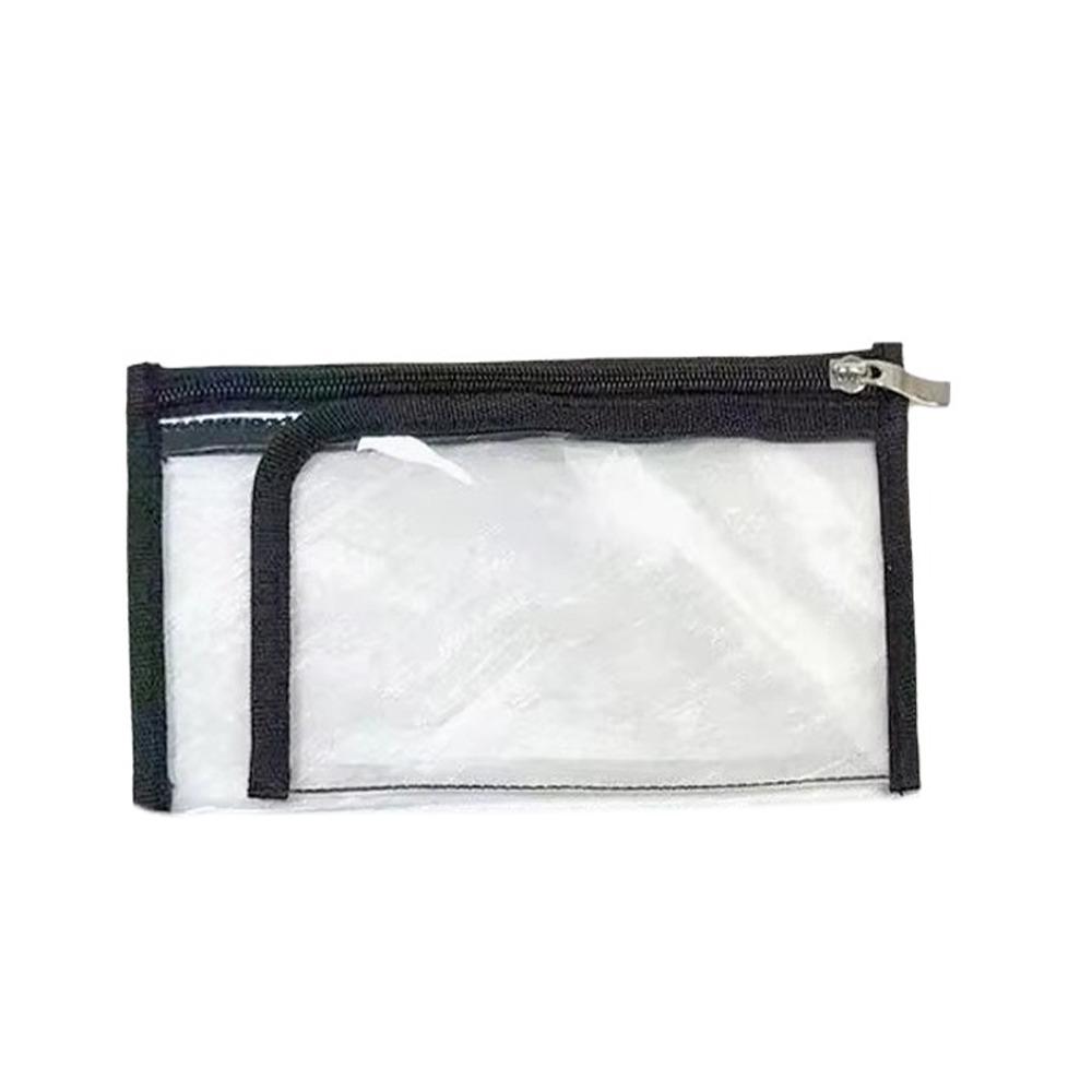 

PVC Cosmetic Storage Bag Multi-layer Design Powder Compact Storage Bag Toiletry Storage чёрный