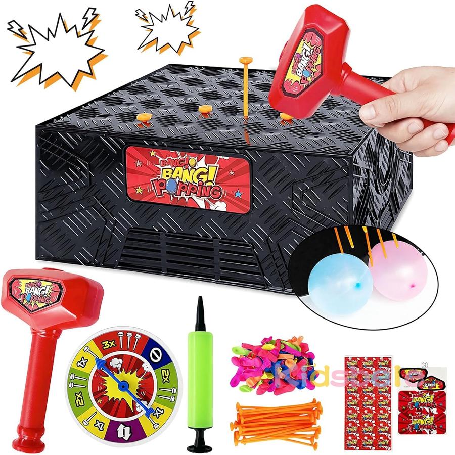 Wack A Balloon Game Blast Box Balloon Game Desktop Board Games For Family Party For Kids Good Gift Nice Decor Safe Use