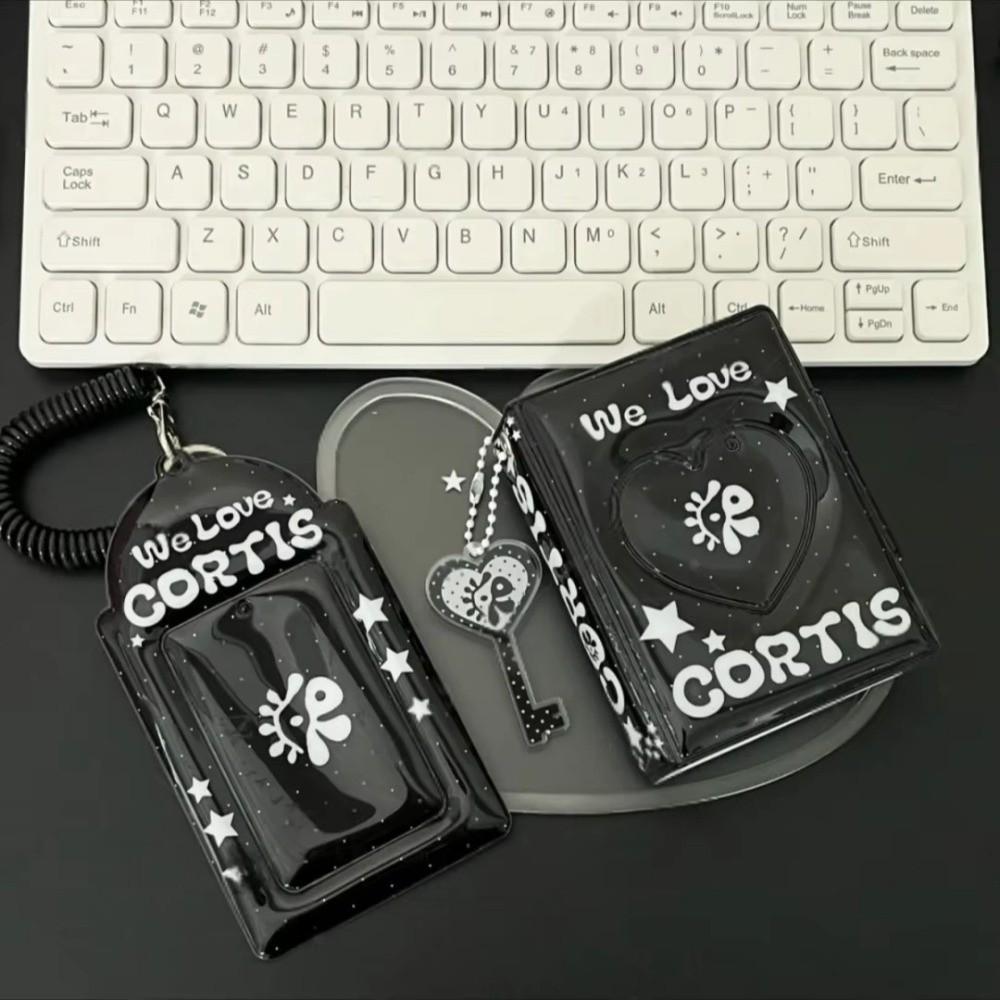 Wysokiej Jakości Czarny Uchwyt na Zdjęcia PVC Cortis 32 Kieszenie Album na Zdjęcia Segregator na Karty ze Zdjęciami