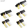 5pcs/lot 1.5 Kit 2/3/4/5/6 Pin Female Male Waterproof HID Electrical Wire Cable Automotive Connector Adapter Car Plug