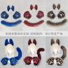 Halloween Wolf Costume Set: Plush Ear Headband Paw Gloves Tail Cosplay Party Dress-Up