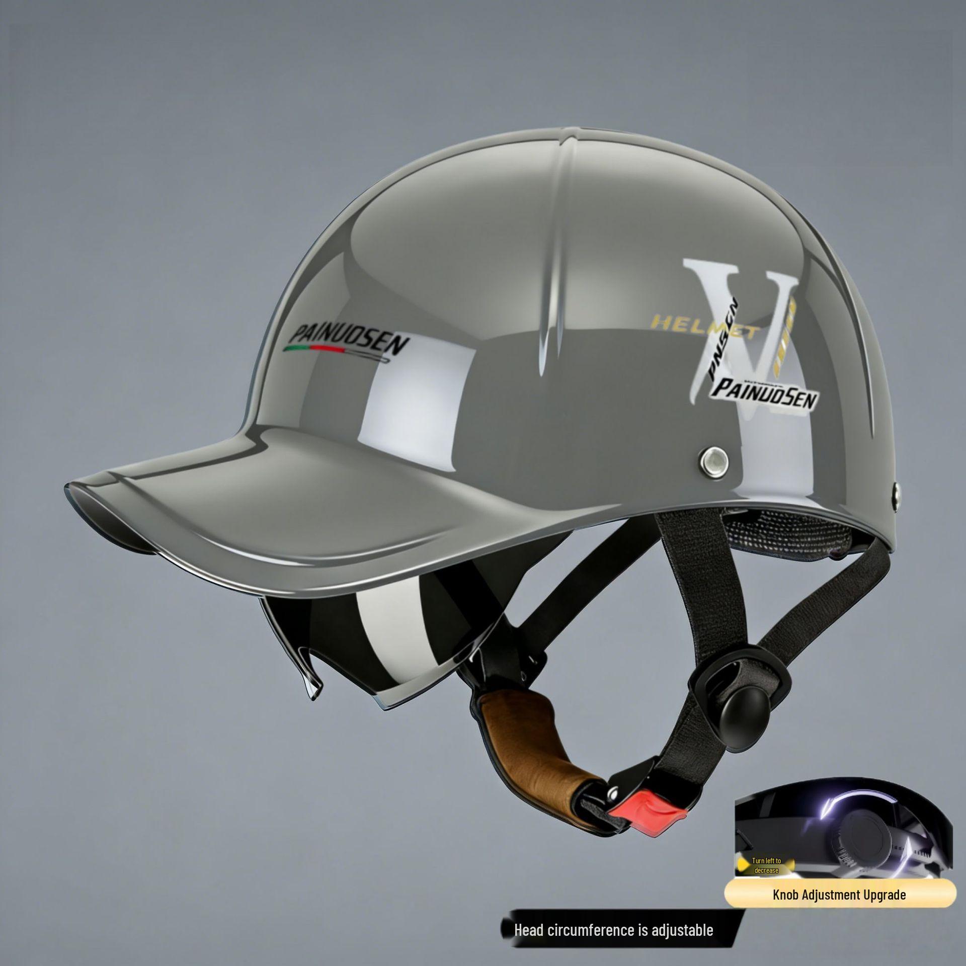 Unisex Electric Vehicle Summer Half Helmet with Sun Protection and Breathability. One Size