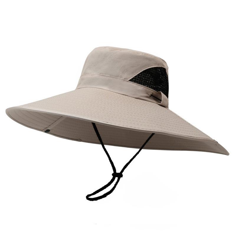 Summer Outdoor Sun Hat Men and Women Mountaineering Fishing Sun Protection Hat Bucket Hat Fashion Big Brim UV Protection Sun Hat