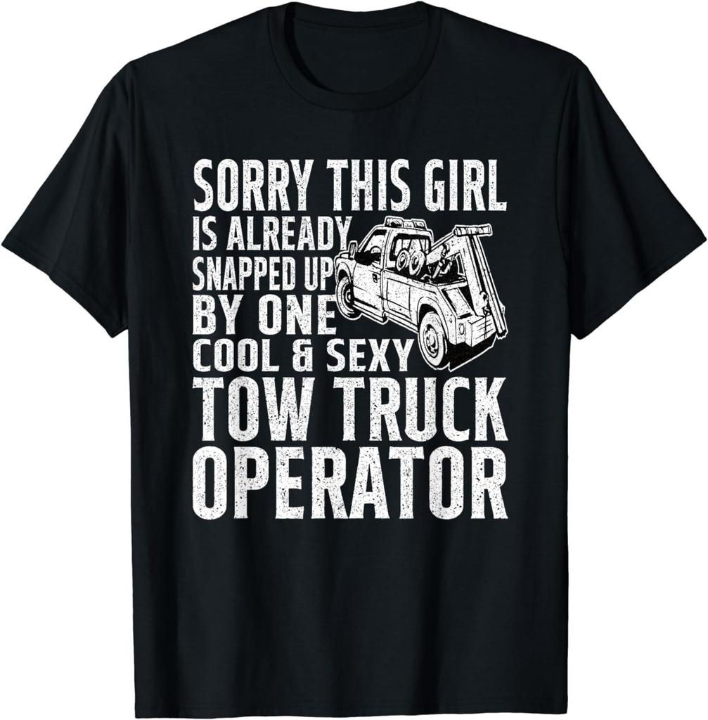 Wife Sorry This Girl Is Already Snapped Tow Trucker Gift Unisex T-Shirt Mens Womens Tees Top