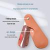 PU Leather Stainless Steel Shoehorn and Shoe Lifter