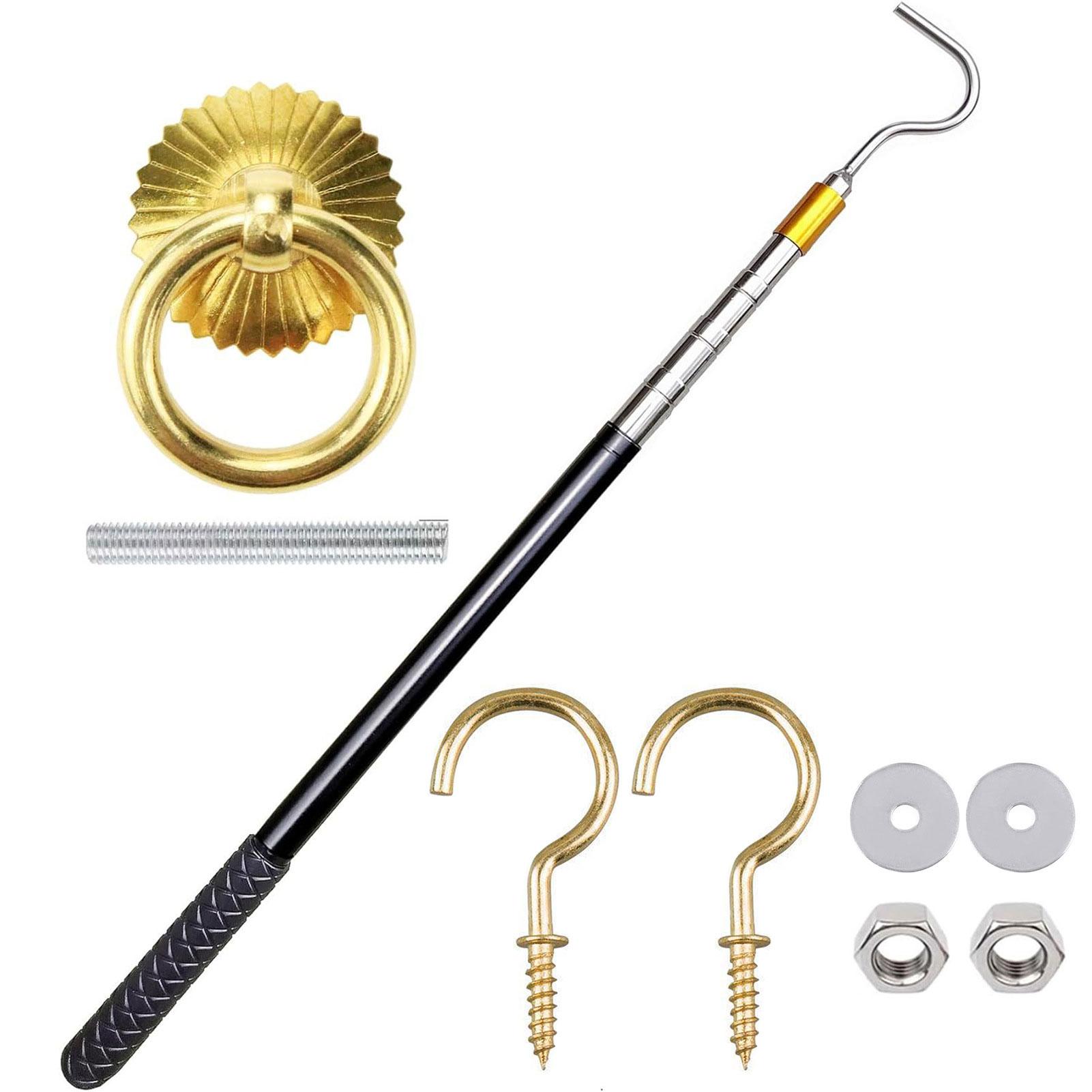 Copper Storage Hooks For Loft Ladders Pull Down System Kit Loft Ladder Pull System Kit Attic Ladders