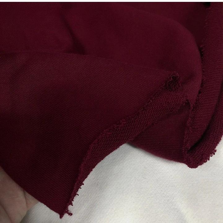 Wide 180cm French Terry Loop Cotton Knitted Fabric Abrasion-Resistant Sweatshirt Sweater Suit Sports Casual Wear Comfortable