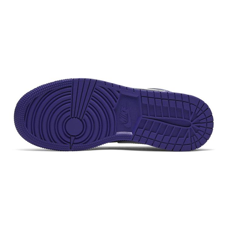 Jordan 1 Low Court Purple Black GS 553560-501