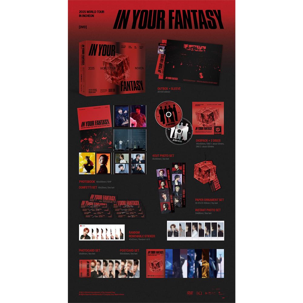 ATEEZ 2025 World Tour [IN YOUR FANTASY] INCHEON DVD