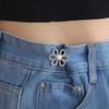 6 Pezzi Spille Stringivita Rimovibili Floreali Regolatori Vita Pantaloni Stringivita Senza Cuciture per Pantaloni Jeans Gonne