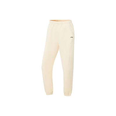Li Ning Fitness Series Simple Training Anti-Static Antibacterial Far Infrared Thickened Warm Casual Knitted Sports Pants Women Pants AKLVC22-1