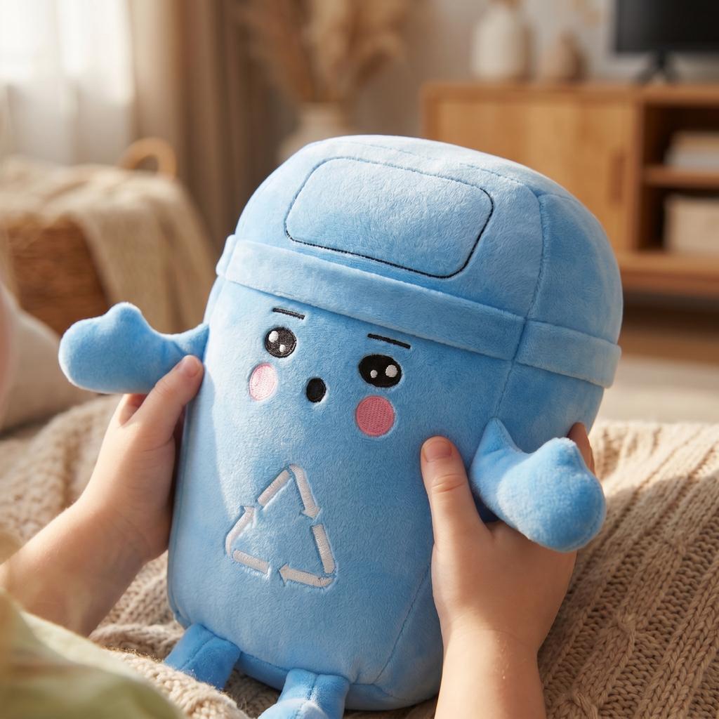 Creative Garbage Classification Plush Toys Set for Kids, 40 Pcs Soft Stuffed Animals, Educational Sorting Plushies,