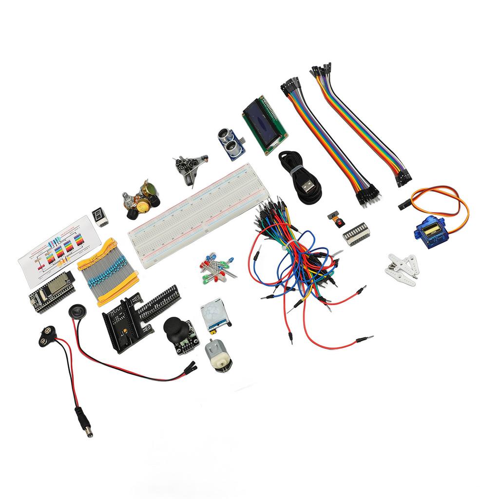 Kit di Apprendimento Motore Passo-Passo Programmabile per ESP32 WROVER Kit di Avviamento con Fotocamera per Istruzione Scolastica