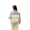 Contrast Down Cotton-padded Jacket Women's Autumn and Winter Short Color Matching Thick Cotton-padded Coat Loose Collar Cotton-padded Jacket