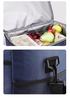 Lightweight Insulated Lunch Bag for Office and Outdoor Use, Stylish Solid Color Design