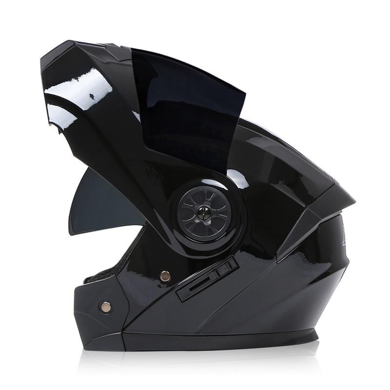 Modular Flip-Up Motorcycle Helmet With Dual Visors All-Season Riding Street Touring Commuting
