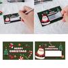 30 Stück Wiederverwendbare Weihnachtsparty Rubbelkarten Handgemachte Geschenkgutschein-Tickets für Geburtstag Hochzeit Weihnachtsfeier
