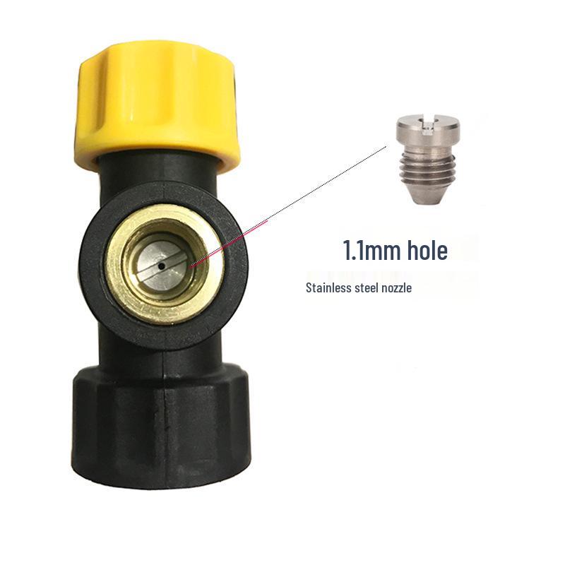 High-Pressure Foam Sprayer for Home & Car Wash - Spray Gun Nozzle & Water Gun with PA Pot