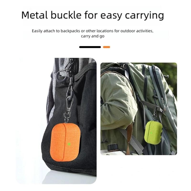 Soft Fabric Earphone Cover For Pro3 With AntiScratch Protections Carrying Case Button Cutout Velvet Construction