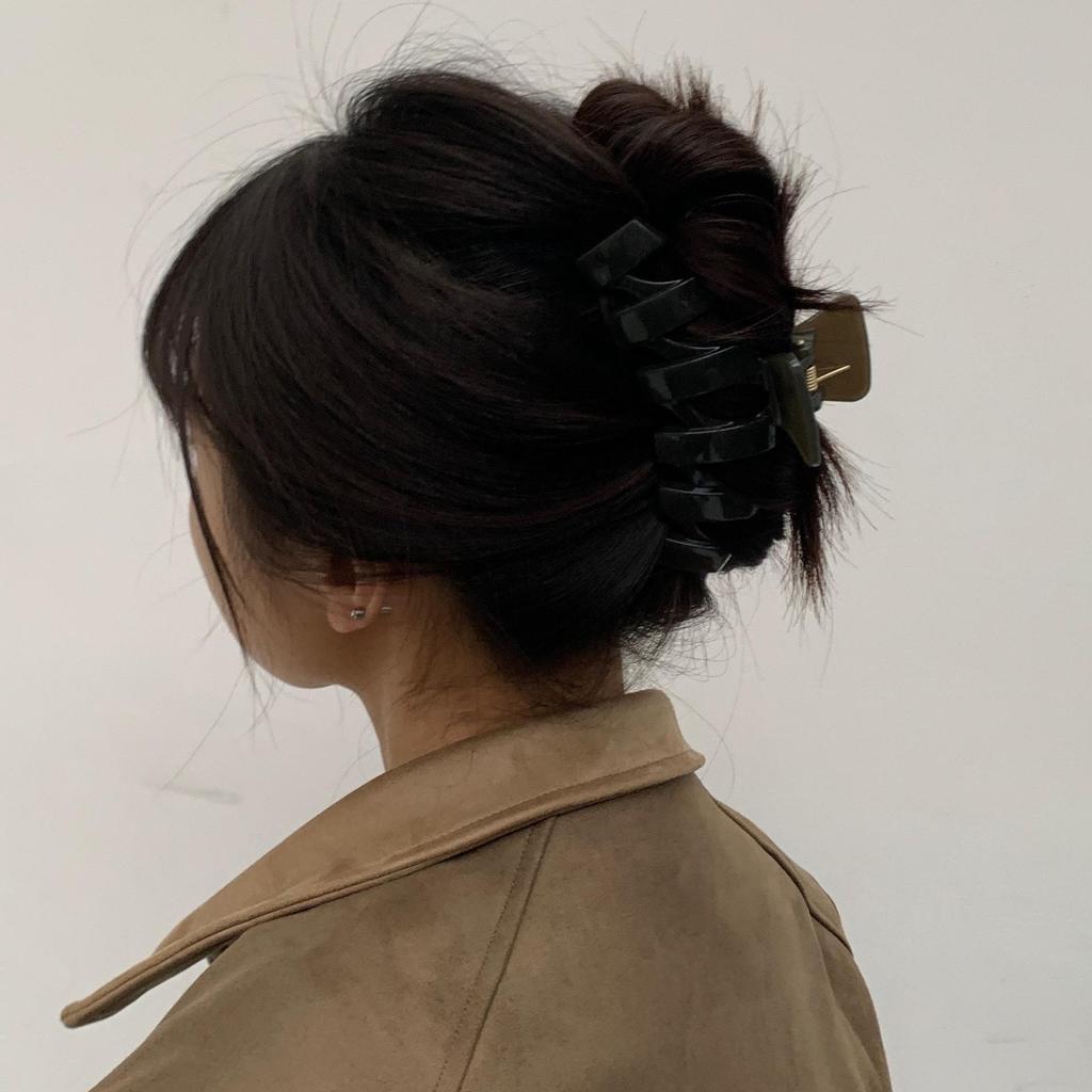 Sweet Jelly-Style Claw Clip: Versatile Hair Accessory for Updos and Waves - Japanese Fashion