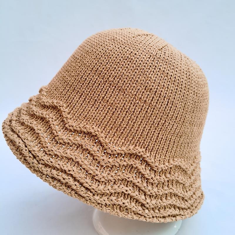MAXSITI U NEW Spring Summer Breathable Hollow Knitted Bucket Cap Woman Casual Go Shopping Fisherman's Basin Hat  Accessories