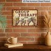 2D Flat 1pc Retro Wall Decor Vintage Beer Sign Aluminium Metal Group Relaxation Retro Wall Decor Suitable for Bars Cafes or Homes Cheers Bar