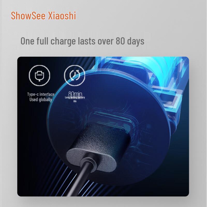 ShowSee Smart Rotary Electric Shaver CN plug (adapter included)