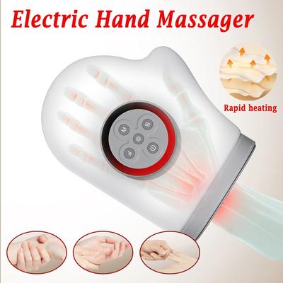Electric Hand Massager 3-Level Heated Air Compression Gloves Wireless Finger / Palm / Wrist Massager  Apparatus Physiother