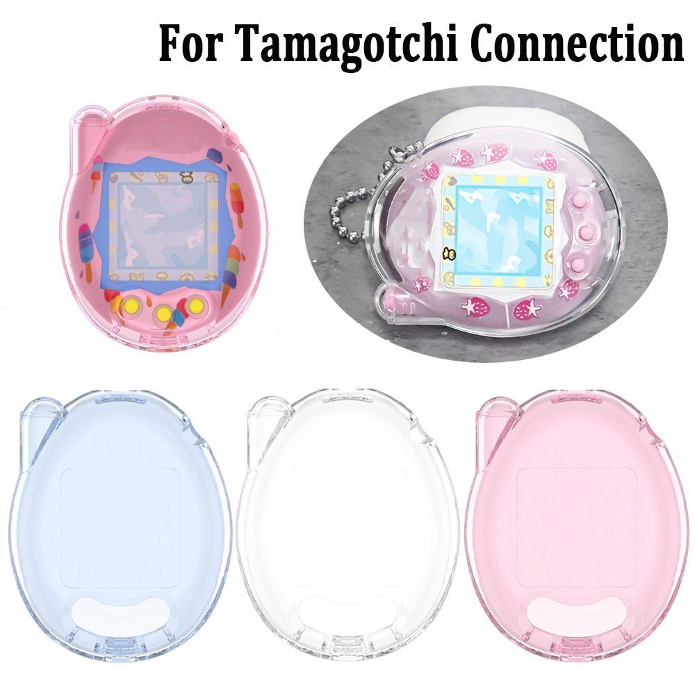 Transparent Protective Case Dustproof Crystal PC Hard Shell Anti-Scratch Full Coverage Clear Cover for Tamagotchi Connection