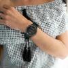 For Garmin Fenix 7 Pro/7/6/5 Leather Wrist Band Adjustable Watch Strap with Metal Pin Buckle