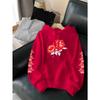 Rose Printed Hooded Men Women Hoodies Plus Size Fashion Sweatshirt Harajuku Long Sleeve Unisex Streetwear Tops
