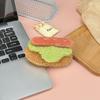 Cake Cute Cherry Burger Three Names Hot Dog Plush Toy Pendant For Bag Decor