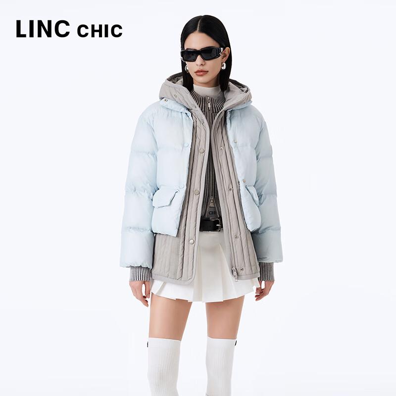 Jinyujie Women's 90% Goose Down Short Puffer Jacket