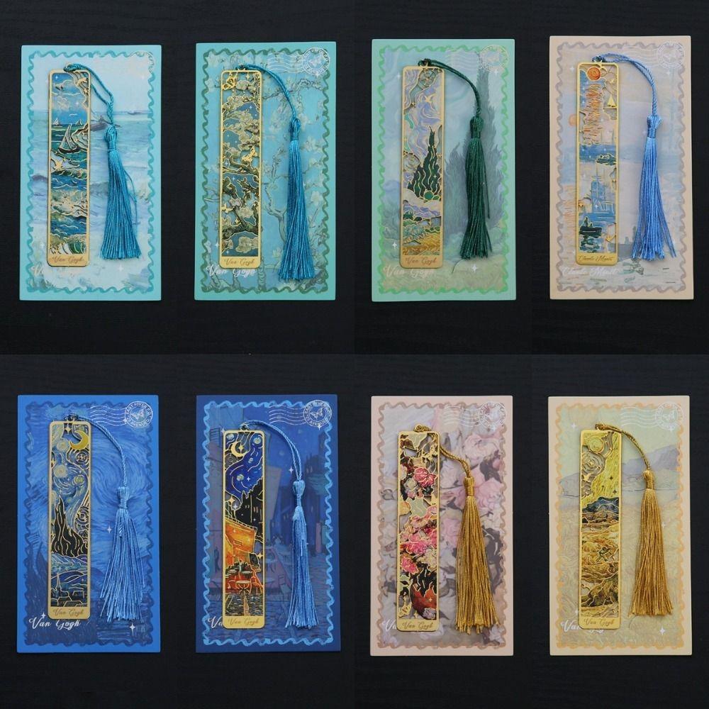 Oil Painting Style Book Marks Exquisite Reading Book Tools New Bookmark  School Supplies
