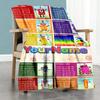 Numberblocks Customize Text Blanket Throw Personalized Blanket Comfortable Perfect for Office Chair Living Room Bedding Couch for All Occasions