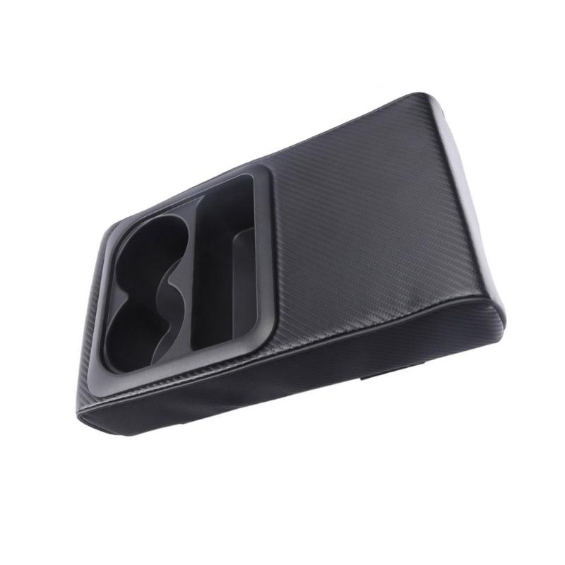 Multifunctional Car Armrest Cushion Enhancer Leather Cushion provide Comfort & Extra Storage for Drinks & Small Items