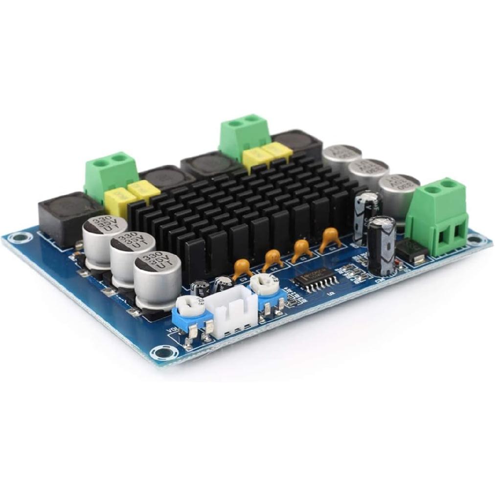 Clyxgs TPA3116D2 Dual Channel Class D Digital Power Audio Amplifier Board, DC12-26V High Power Stereo AMP Module for Car Vehicle Computer Speaker DIY