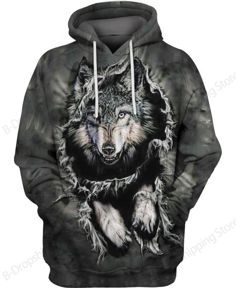 Native Wolf Pattern Culture 3d Print Hoodie Men Women Fashion Long Sleeve Hoodies Vintage Coat Men Sweatshirt Unisex Clothes NEW