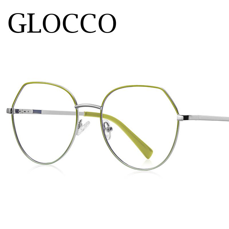 Luxury Anti Blue Light Glasses Men Women Oversized Metal Irregularity Eyeglasses Fashion Ultralight Computer Reading Glasses +2