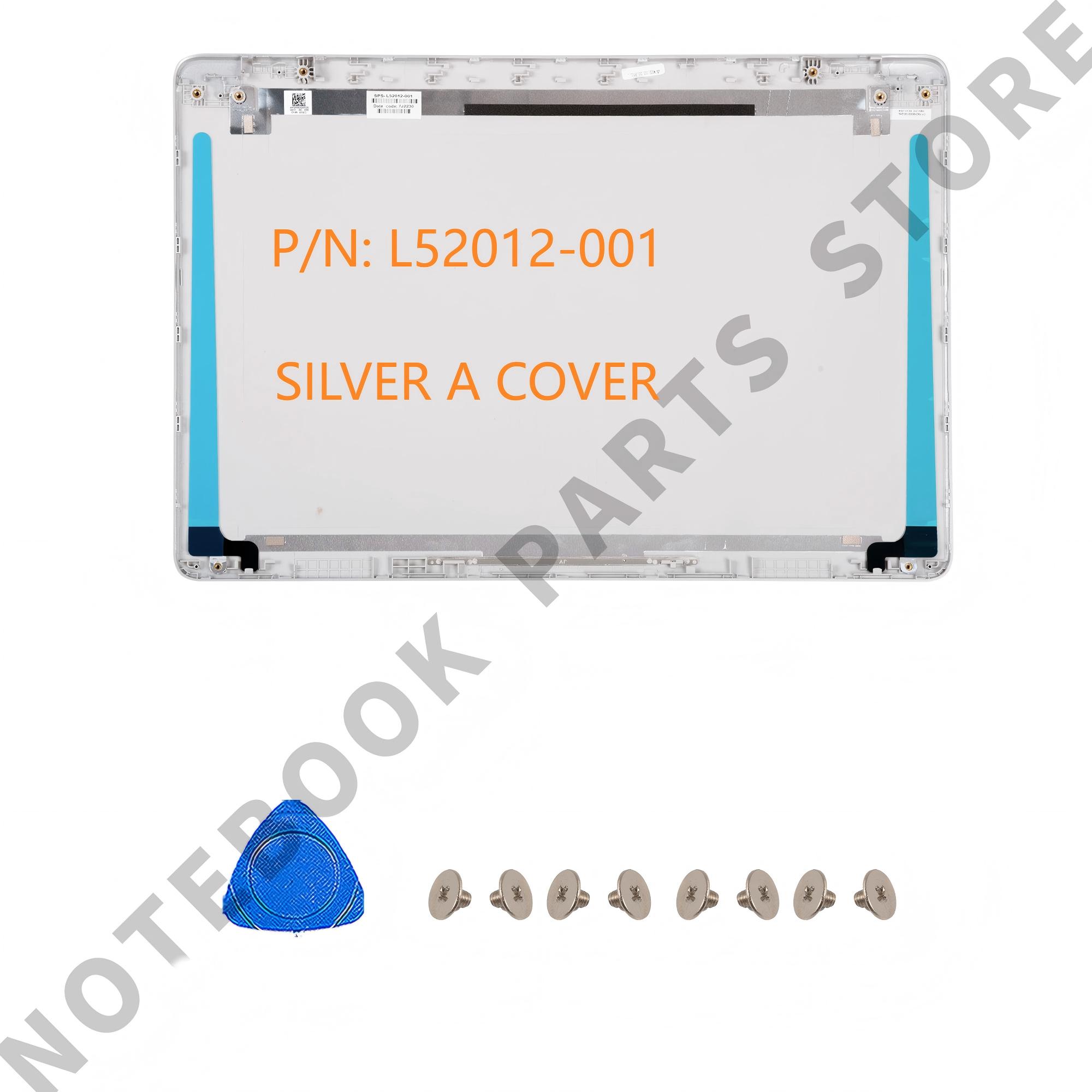 NEW Cover For 250 G8 255 G8 15S-DU 15-DY 15S-DY 15-DW Top Lid Frame Hinges Plastic Laptop Parts Repair 15inch Silver L52012-001 SILVER A COVER