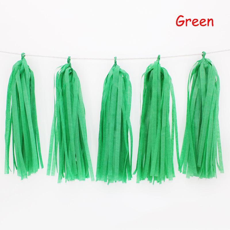 Wedding Party Decoration Color Paper Tassel Garland Bride To Be Birthday Decor Baby Shower Girl Slingers Mermaid Party Supplies