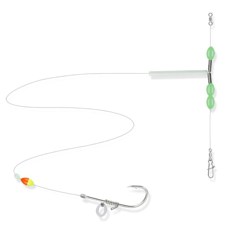 28-50mm Fishing Rig Hook and Line Saltwater Fish Hook on Shrimp Back Long Casting Float Hook Fishing Tackle 50mm