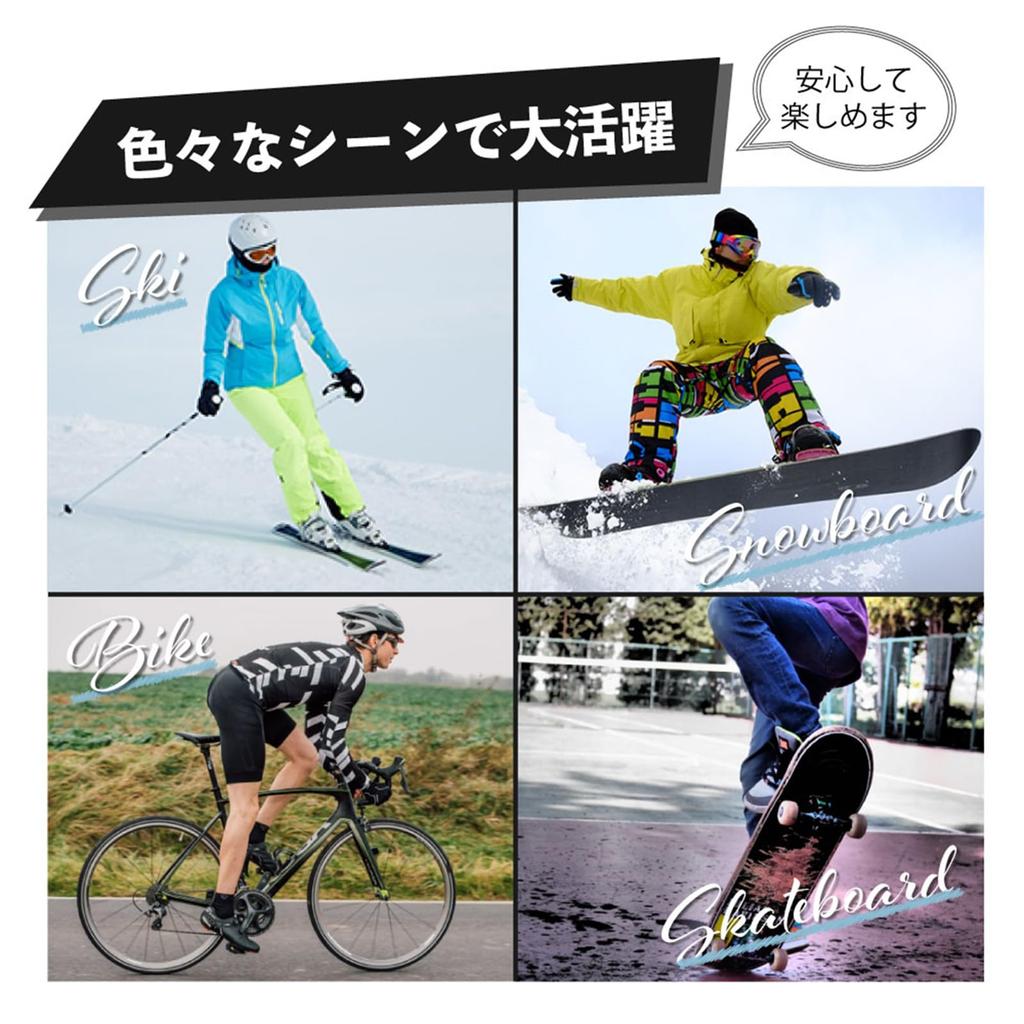 WEUOPG Hofte- og kne Snøbrett og Ski EVA-skum og Memoryskum Pustende Pads, Beskyttere, Unisex, Dobbeltlags Pads, (XXL)