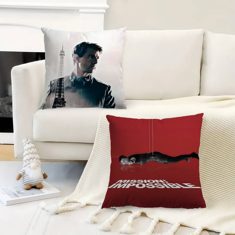 MMission IImpossible The Final Reckoning Pillow Cover Sofa Cushion Cover Home Room Decoration Children Gift