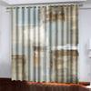 Elegant Geometry Semi-Shading Curtain Drapes Blind Fabric Polyester Curtains for Living Room Home Decor 2 Piece Free Shipping