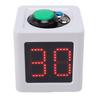 4 Sides Cube Timer Batteries Operated Accurate Seconds Countdown Timer for Chess Poker Race White