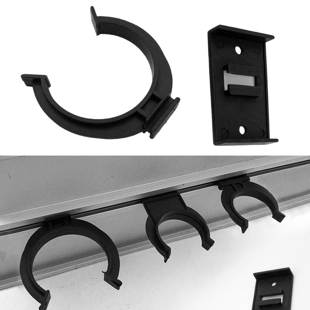 100pcs Kitchen Plinth Clips Plastic Kitchen Kickboard Clips & Brackets Stable Foundation Clip for Secure Kickboard Setup