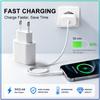 Original Typ C 20W PD Schnellladegerät EU-Standardstecker USB C Netzteil Schnellladung Reise-Ladegerät für Smartphone Tablet