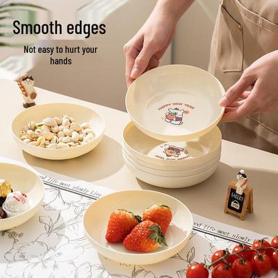 Zhi Nian Hua Nordic Cartoon Plastic Bone Dishes