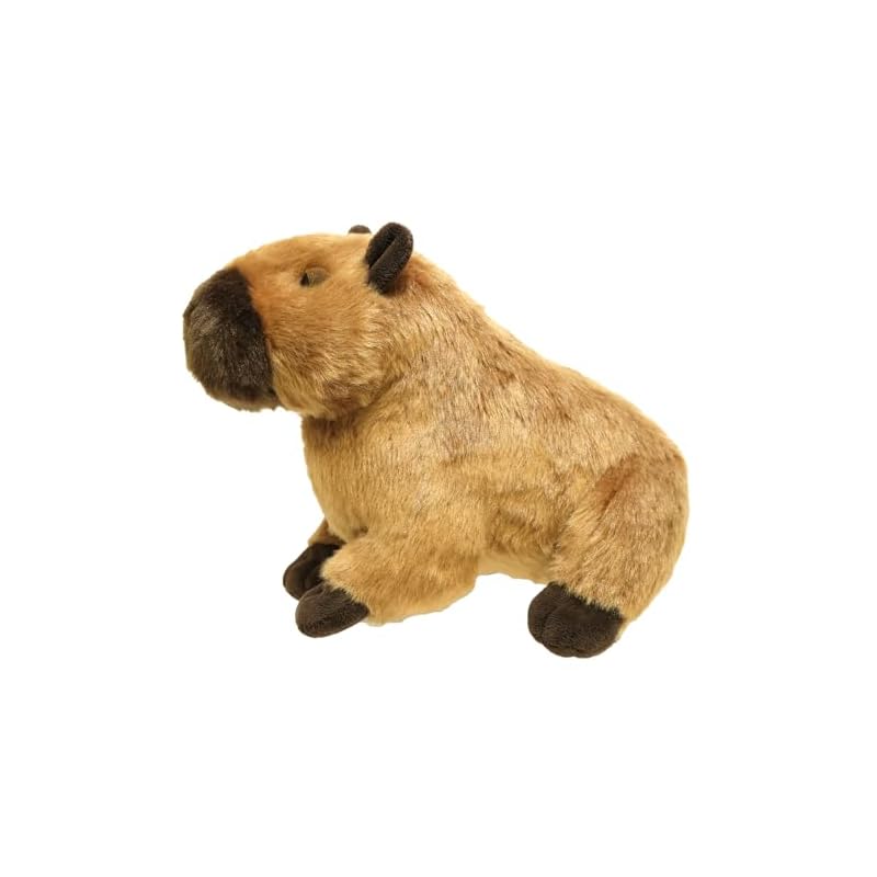 SunLemon Fluffies Medium Capybara Plush Toy, 19 X 26 X 16 Cm, Cute Animal, P-1533
